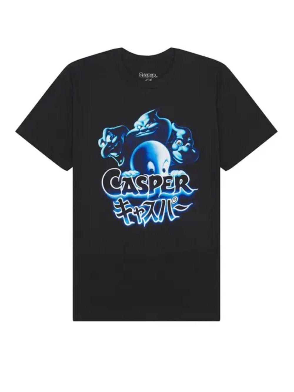 SIXTHREESEVEN Casper Ghost Kanji Tee – Black – Size Large